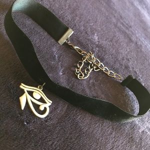 Egyptian eye necklace